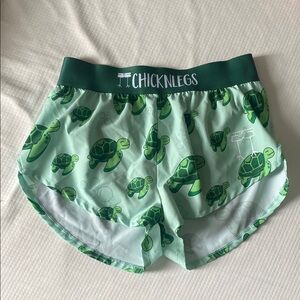 ChicknLegs Turtle Print Shorts
